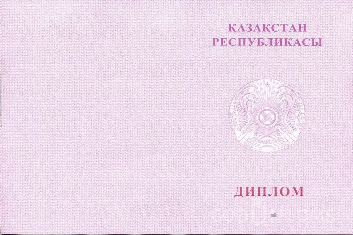 Казахский диплом магистра с отличием - Обратная сторона- Киев