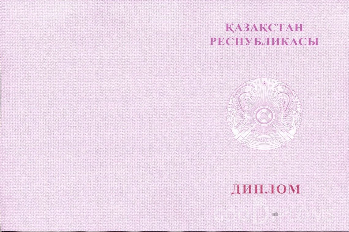Казахский диплом техникума с отличием - Обратная сторона- Киев